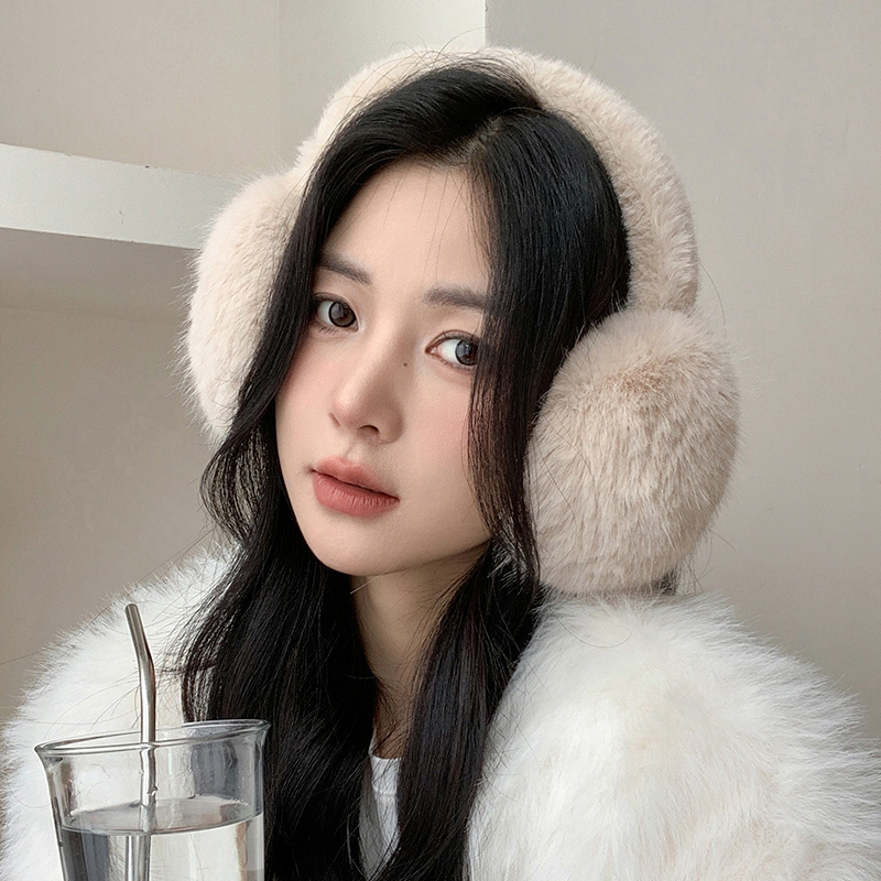 Earmuffs Foldable - Katı renk yumuşak peluş kulak isıtıcı