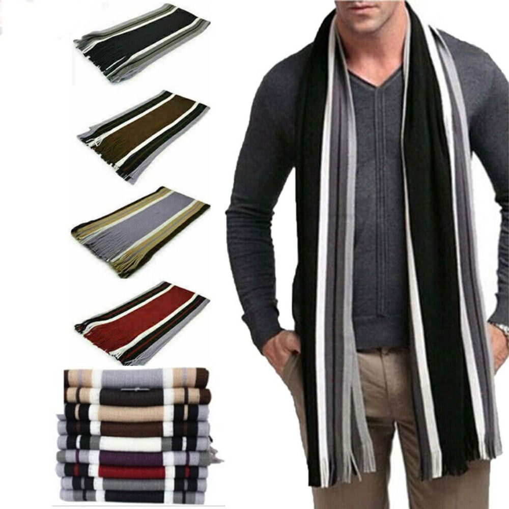Kaşmir Erkek Çizgili Eşarp Mod - Wool Scarf Men incelemesi ve fiyatı