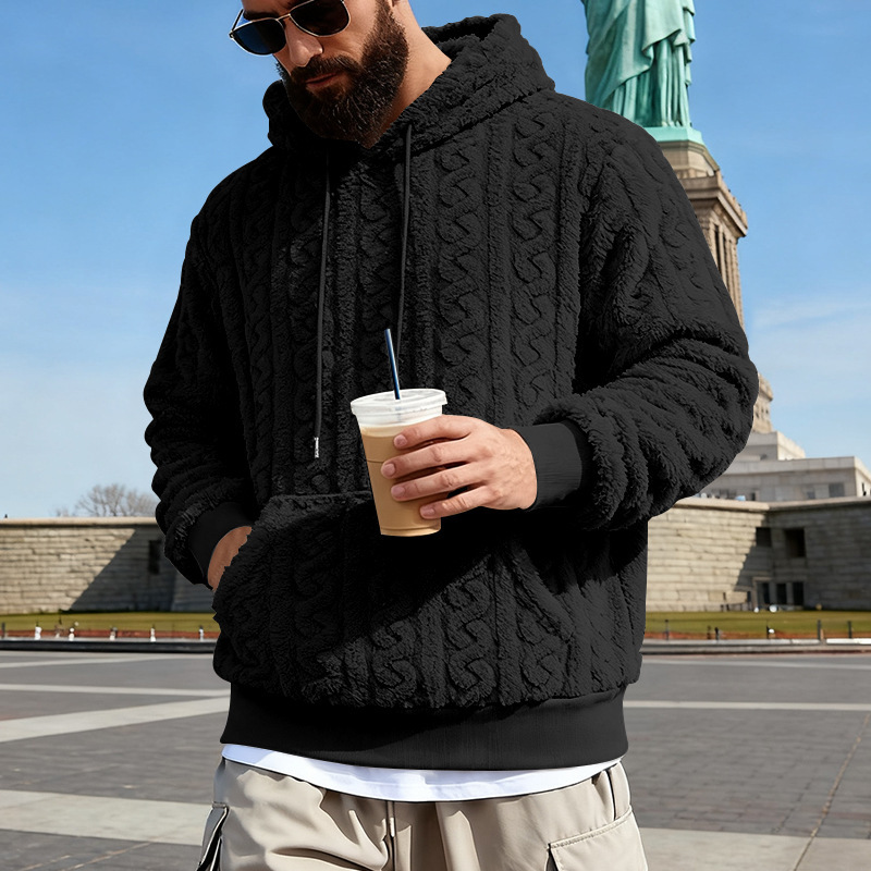Erkek Polar Kapüşonlu Üst Kışl - Sherpa Hoodie Fleece incelemesi ve fiyatı