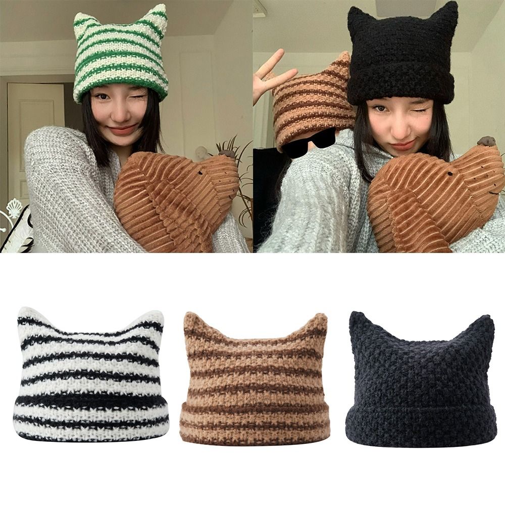 Unisex Sivri Uçlu Kadın Bere S - Knit Beanie Hat Warm incelemesi ve fiyatı