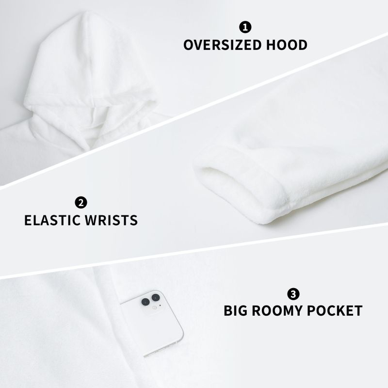Zebra Desenli Giyilebilir Batt - Sherpa Hoodie Fleece incelemesi ve fiyatı