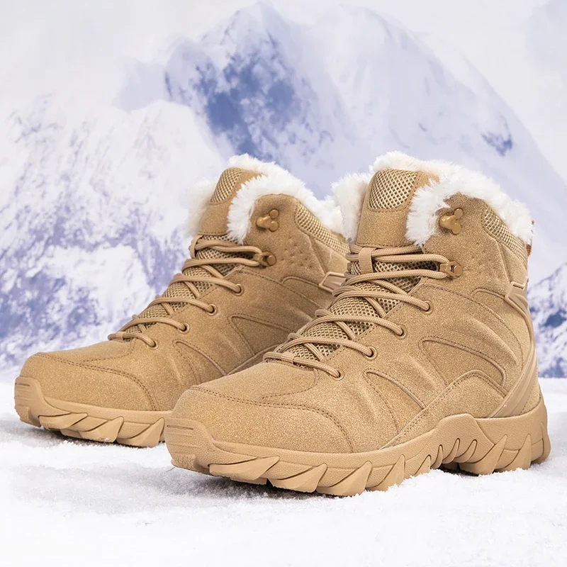 Erkekler kış taktik bot bağcık - Waterproof Winter Boot incelemesi ve fiyatı