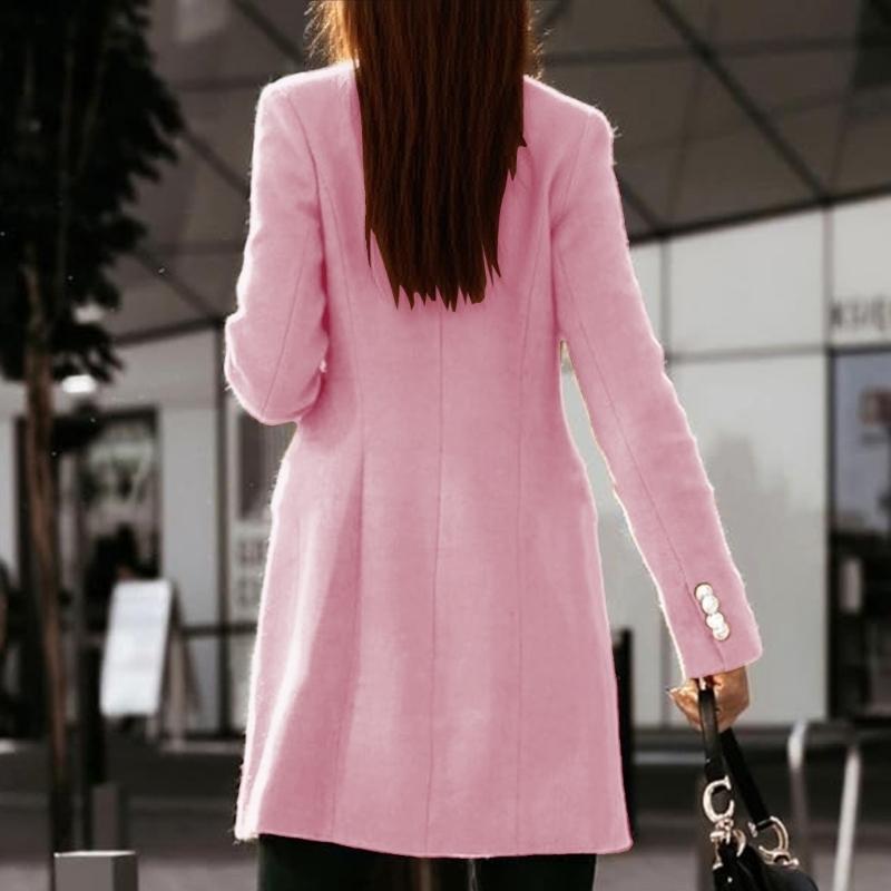 Bayan Sonbahar Kış Yün Paltola - Wool Coat Peacoat incelemesi ve fiyatı